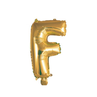 Palloncino Mylar Lettera F Oro