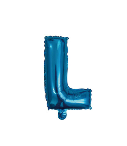 Palloncino Mylar Lettera L Blu