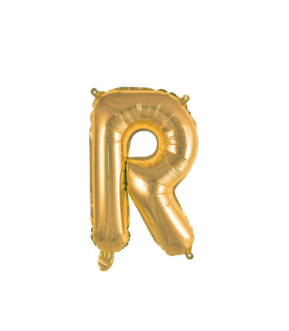 Palloncino Mylar Lettera R Oro