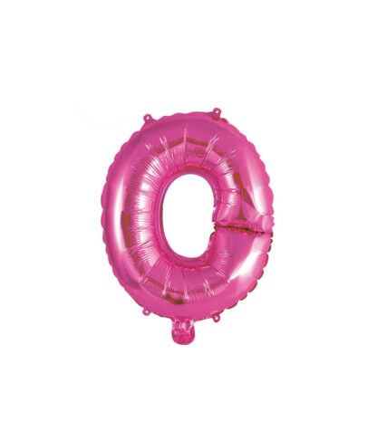 Palloncino Mylar Lettera O Fucsia