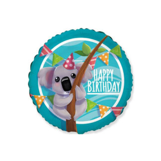 Mylar Happy Birthday Koala