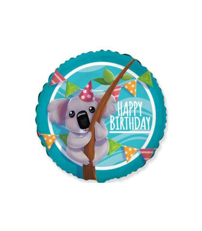 Mylar Happy Birthday Koala