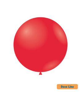  Palloncini Deco Line Rosso Scarlatto 18" - 45 cm