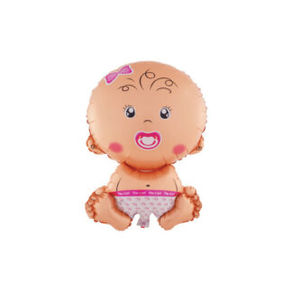 Palloncino Mylar Baby Girl Seduta MiniShape