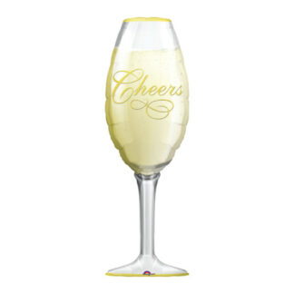 Mylar Bicchiere Champagne SuperShape