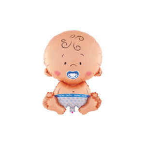 Palloncino Mylar Baby Boy Seduto MiniShape 