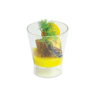 Bicchierini Conici Finger Food in plastica 5 x 5 x 6 cm Trasparenti