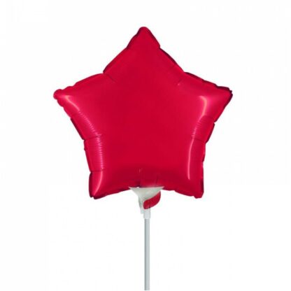 Palloncino In Mylar Stella 9" Rosso