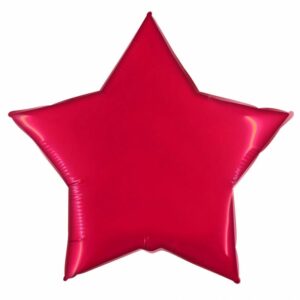 Palloncino In Mylar Stella 36" Rosso