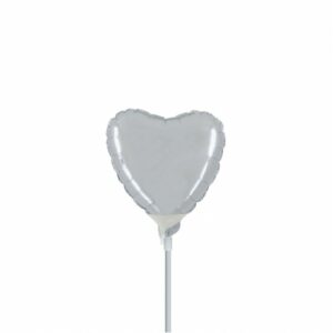 Palloncino In Mylar Cuore 4" Argento 