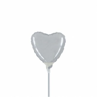 Palloncino In Mylar Cuore 4" Argento