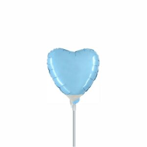 Palloncino In Mylar Cuore 4" Celeste