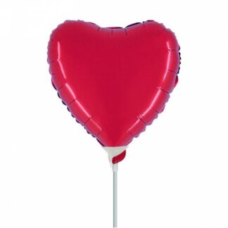 Palloncino In Mylar Cuore 9" Rosso
