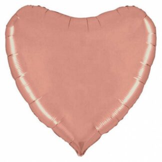 Palloncino In Mylar Cuore 36" Rosa Gold
