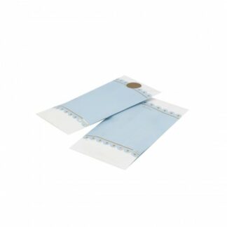 Sacchetti 8x14 cm Stampa Azzurro e Oro Confezione 10