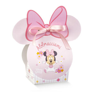 Scatola In Cartoncino Minnie Baby Flowers