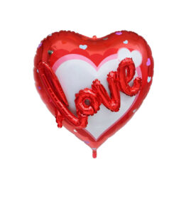 Palloncino Mylar Love Scritta 3D Cuore Supershape 32"