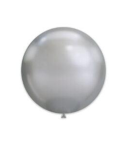 Palloncini In Lattice Chrome Argento 15" - 38 cm 