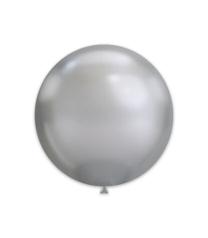 Palloncini In Lattice Chrome Argento 15" - 38 cm