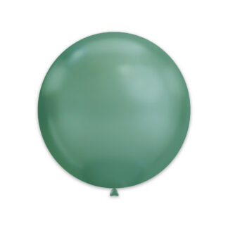 Palloncini In Lattice Chrome Verde 15" - 38 cm