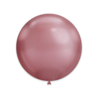 Palloncini In Lattice Chrome Rosa 15" - 38 cm