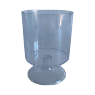 Contenitore Plastica Cilindrico Ø 12,5 cm H.12 cm, Base 5 cm