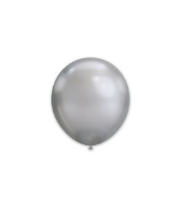 Palloncini In Lattice Chrome Argento 5" - 13 cm 