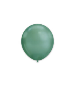 Palloncini In Lattice Chrome Verde 5" - 13 cm 