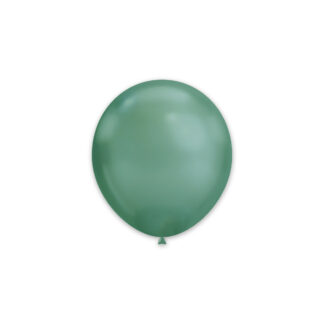 Palloncini In Lattice Chrome Verde 5" - 13 cm