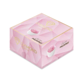 Confetti Maxtris Vassoio Diamond Noisettes Rosa