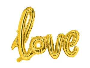 Palloncino Love Oro 73x59 cm