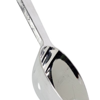 Paletta Plastica Metallizzata 16,7 cm Silver