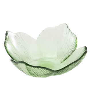 Flower Bowl In Vetro 19.5x7 Cm Salvia