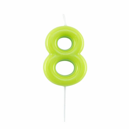 Candelina Glossy Lime Numero 8