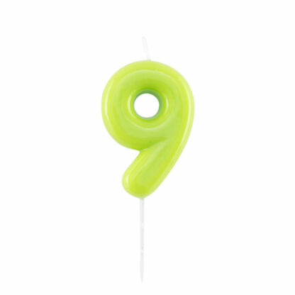 Candelina Glossy Lime Numero 9