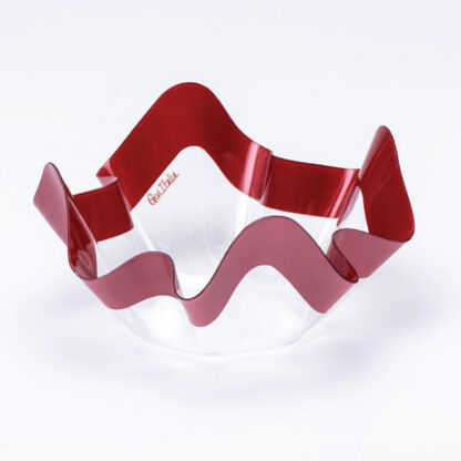 Contenitore Pet Rosso Perlato 22,5x12 Cm