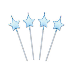 Candeline Pick Stelle Celeste Perla 