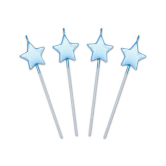 Candeline Pick Stelle Celeste Perla