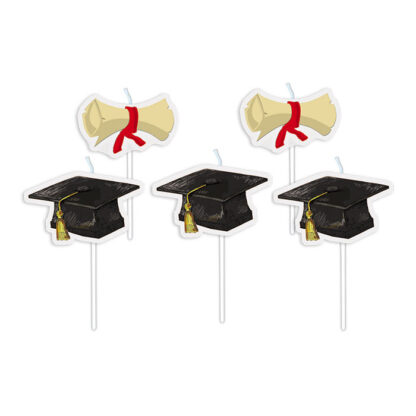 Candeline Picks 8 cm Laurea