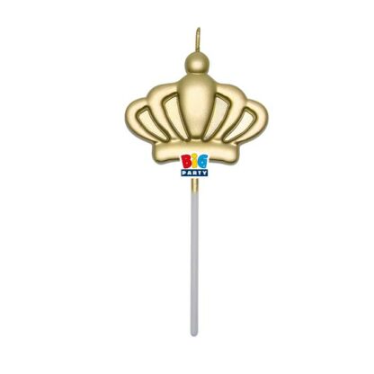 Candelina Pick 12 cm Corona Oro