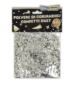 Polvere di Coriandoli Argento 50 G