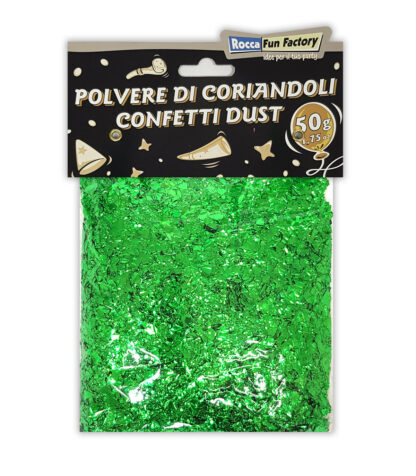 Polvere di Coriandoli Verde 50 G