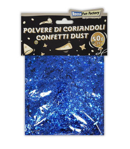 Polvere di Coriandoli Blu 50 G