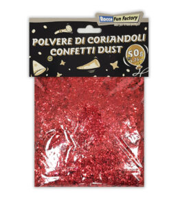 Polvere di Coriandoli Rosso 50 G