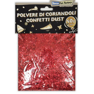 Polvere di Coriandoli Rosso 50 G