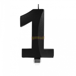 Candelina Luxury Colore Nero Chrome Numero 1