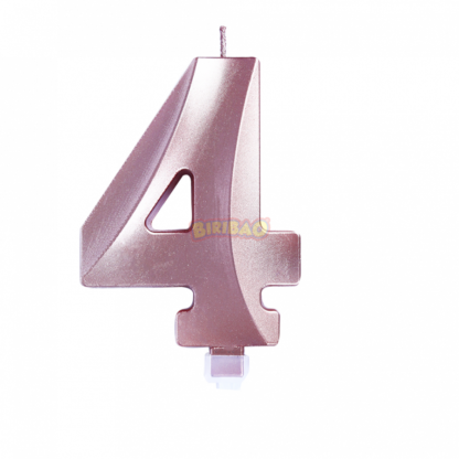 Candelina Luxury Colore Rosa Gold Chrome Numero 4