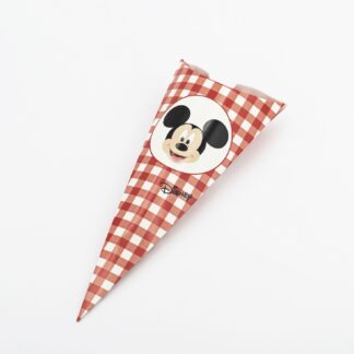 Cono Busta PortaConfetti Mickey Party Rosso