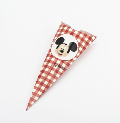 Cono Busta PortaConfetti Mickey Party Rosso