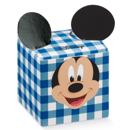 Cubo PortaConfetti Mickey Party Blu